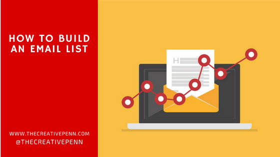 how to build an email list